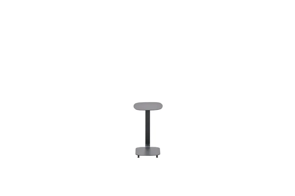 Lucca laptop tafel - 45x30xH51cm - carbon black Garden Impressions
