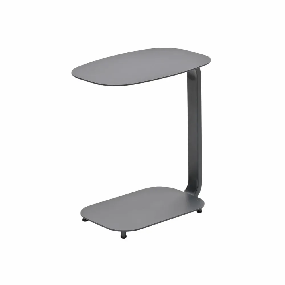 Lucca laptop tafel - 45x30xH51cm - carbon black Garden Impressions