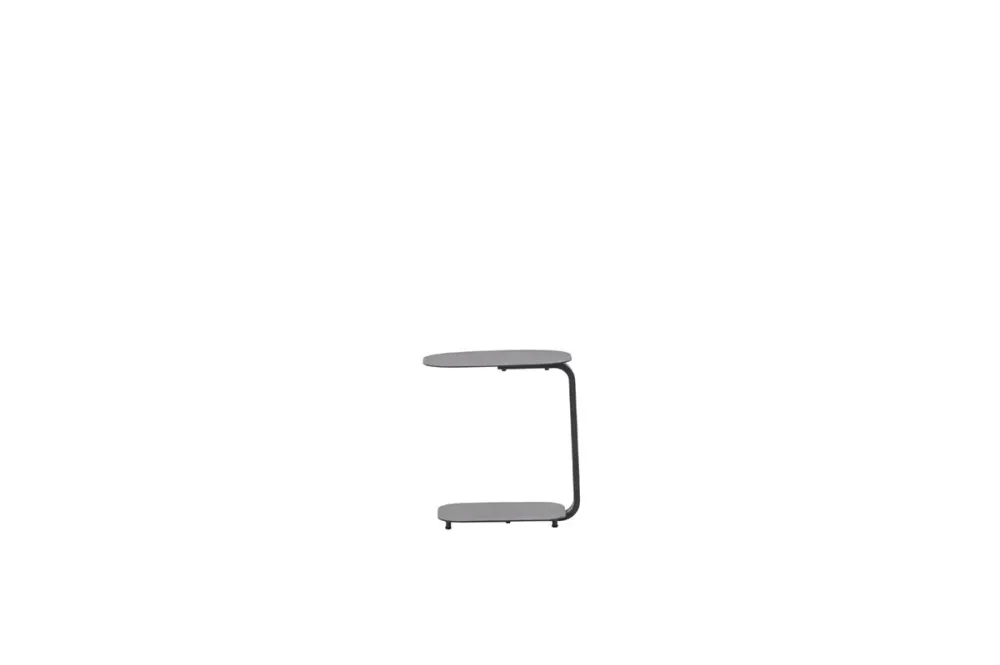 Lucca laptop tafel - 45x30xH51cm - carbon black Garden Impressions
