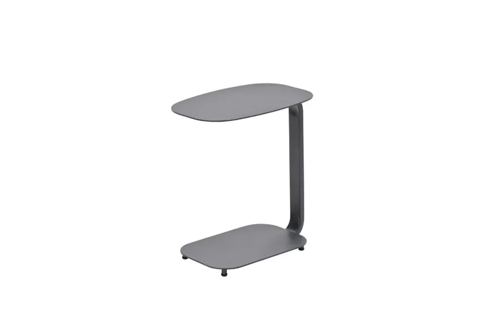 Lucca laptop tafel - 45x30xH51cm - carbon black Garden Impressions