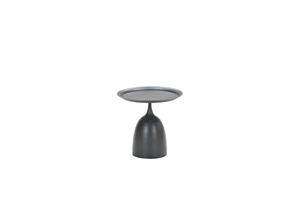 Mioala bijzettafel - diameter 50xH48 cm - carbon black Garden Impressions