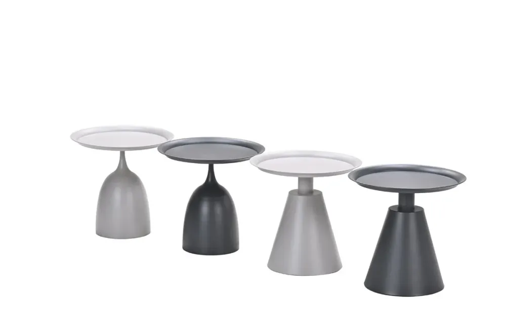 Mioala bijzettafel - diameter 50xH48 cm - carbon black Garden Impressions
