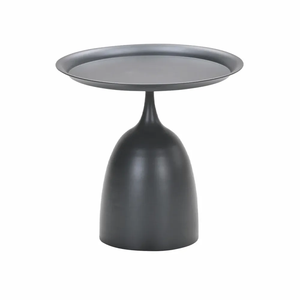Mioala bijzettafel - diameter 50xH48 cm - carbon black Garden Impressions