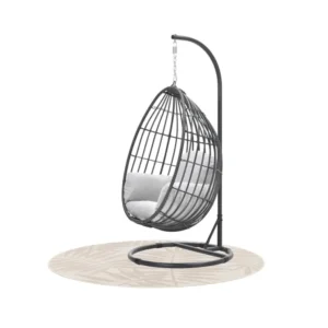 Panama hangstoel - voor binnen en buiten - inclusief decoratief karpet Garden Impressions