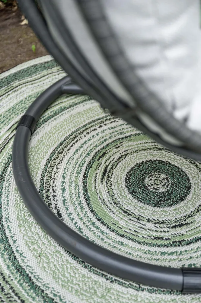 Panama hangstoel - voor binnen en buiten - inclusief decoratief karpet Garden Impressions