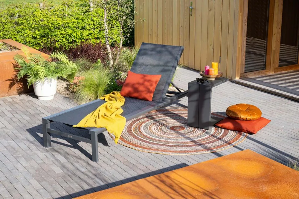 Salsa ligbed - carbon black - antraciet Garden Impressions