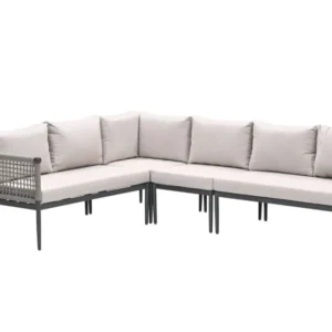 Teramon hoekset - 4-dlg. - carbon black - taupe - desert sand Garden Impressions