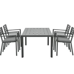 Tuinset Oklahoma stoelen - 4 stuks - tuintafel Gosford Garden Impressions