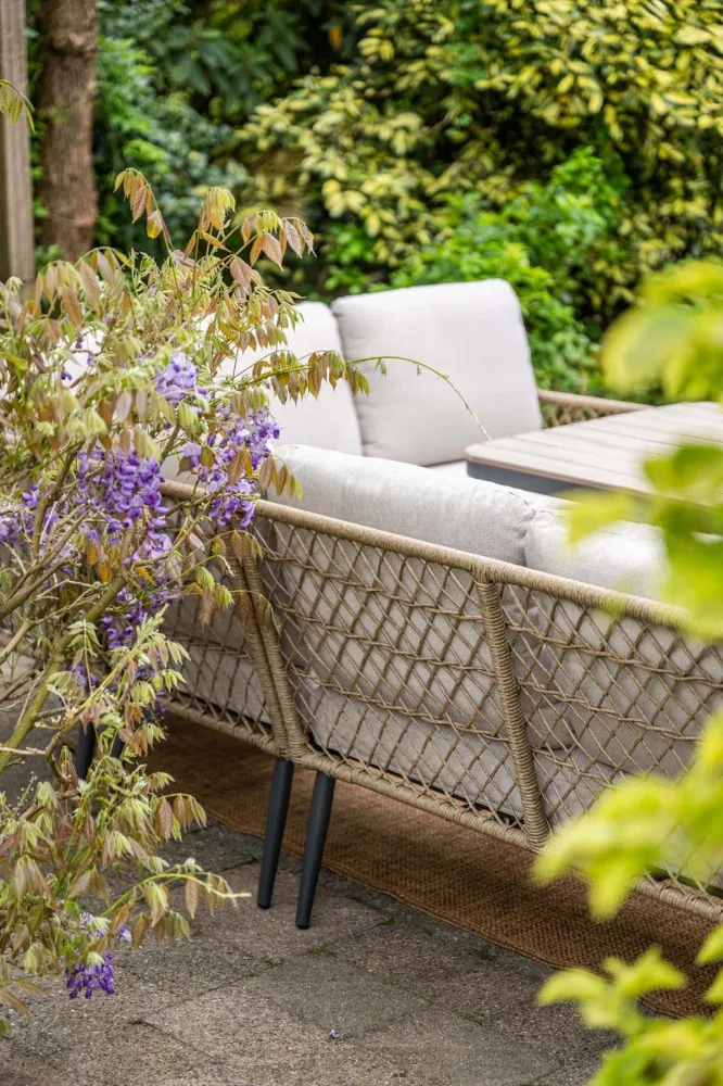 Wicker lounge-diningset Allasio - 9 persoons - Garden Impressions