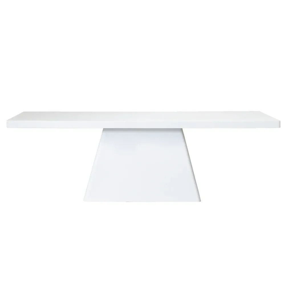 Giga Meubel Tuintafel Avia - Rechthoek 240cm - Wit Eco Composiet