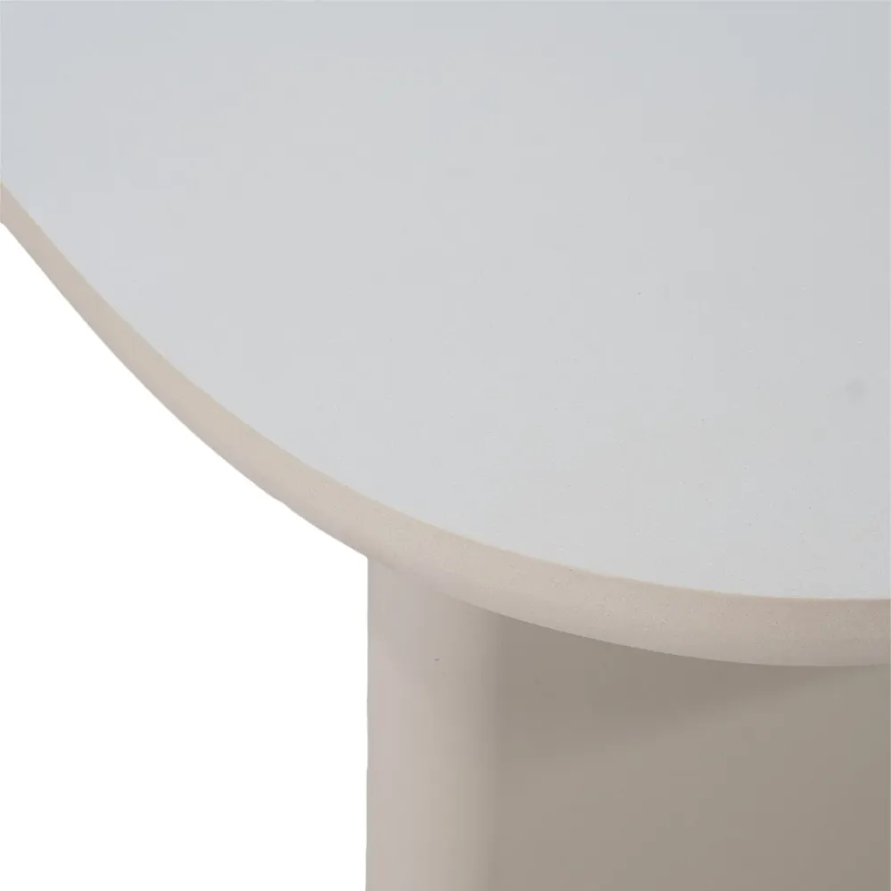 Giga Meubel Tuintafel Maya - Deens Ovaal - Beige Betonlook - 240x100x75cm