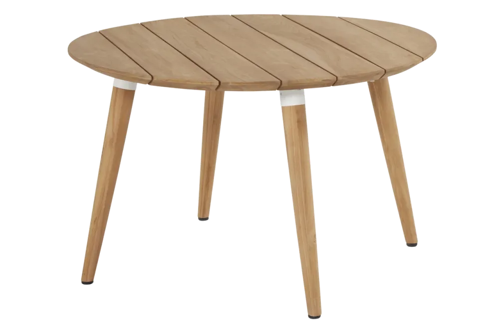 Hartman Dining Tuinset Sophie Teak - Naturel Hout - Ø120x76cm