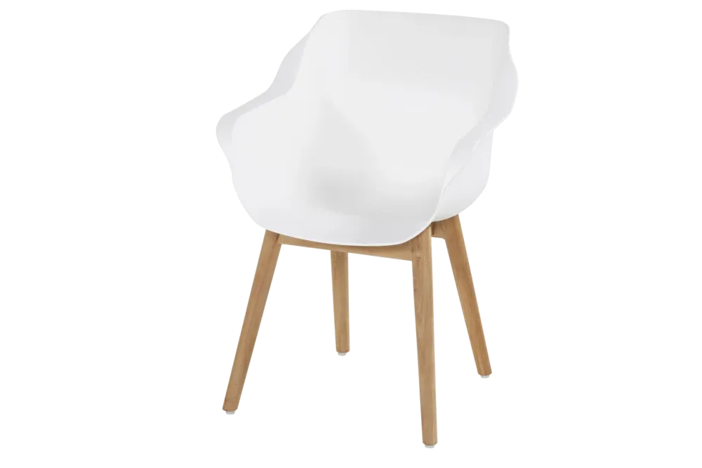 Hartman Dining Tuinset Sophie Teak - Naturel Hout - Ø120x76cm
