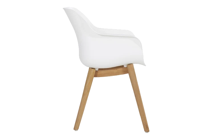 Hartman Dining Tuinset Sophie Teak - Naturel Hout - Ø120x76cm
