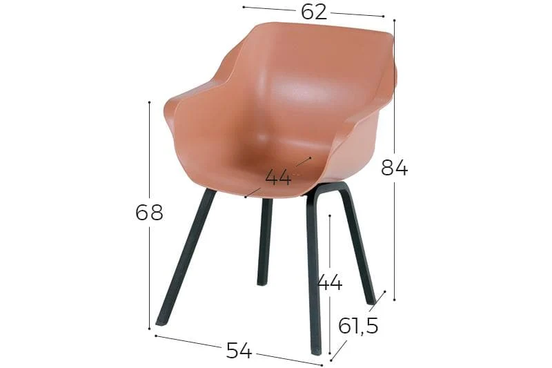 Hartman Sophie Element tuinstoel Italian terra
