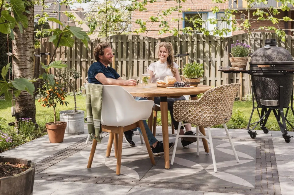 Hartman Sophie Teak tuinstoel Moss green