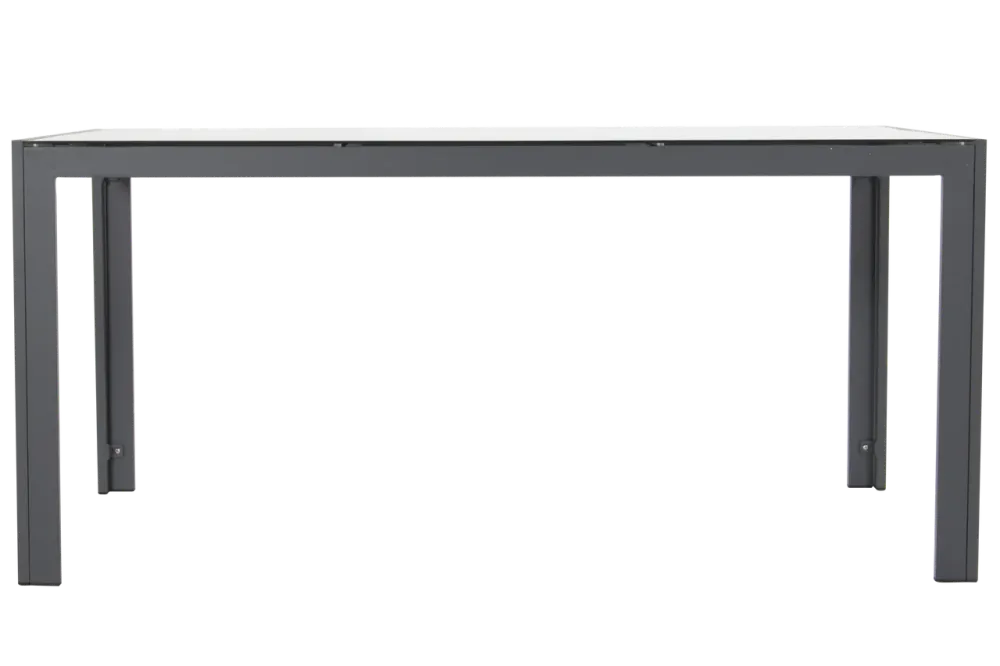 Hartman Tuintafel Palermo - Antraciet Glas/Aluminium - 160x90x73cm