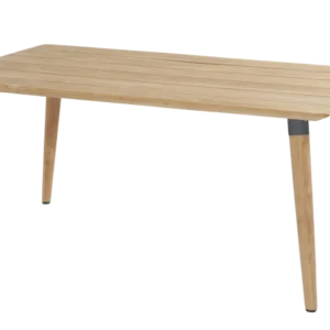 Hartman Tuintafel Sophie Studio - Naturel/Donkergrijs Teakhout - 170x100x76cm