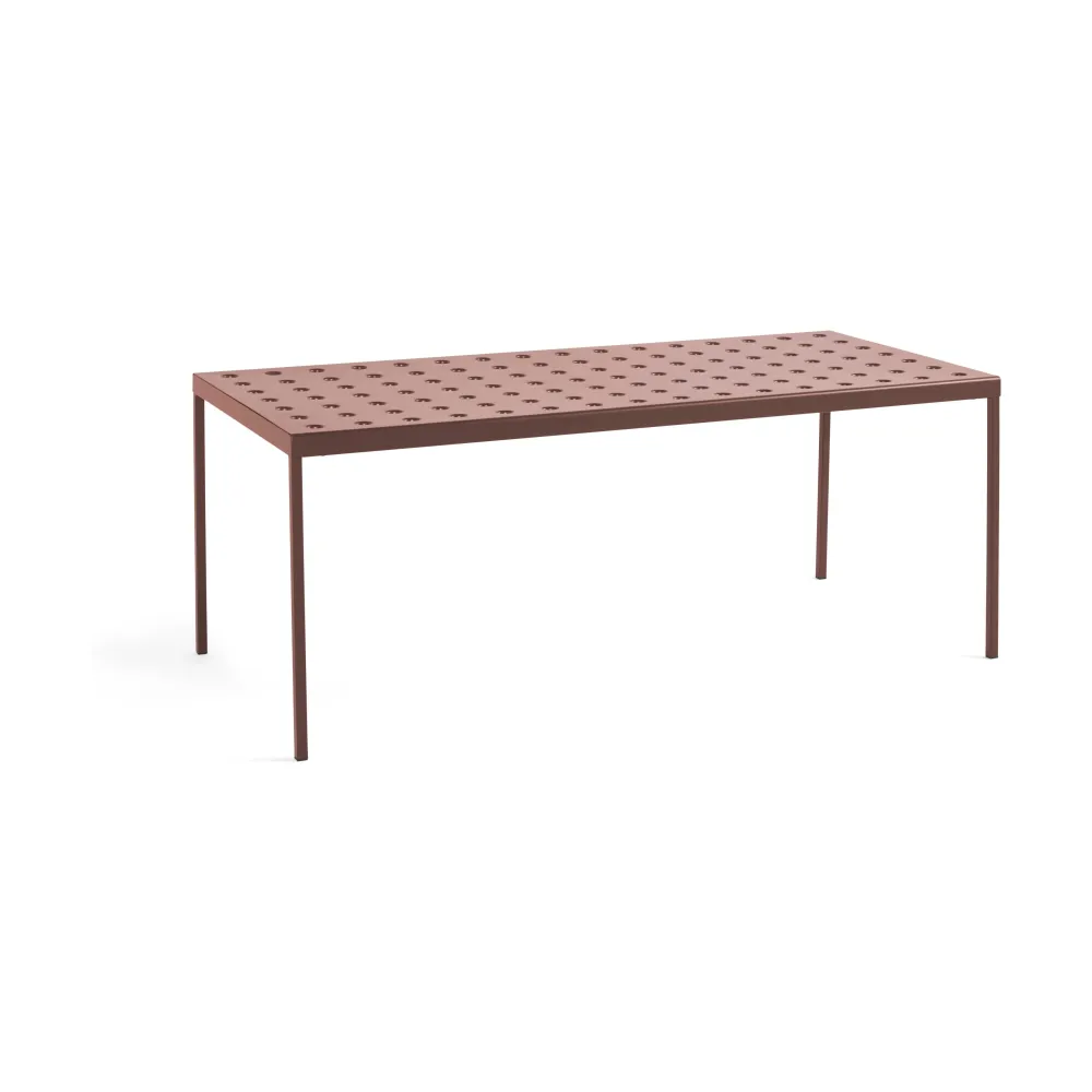 HAY Balcony tuintafel 190x87 cm iron red