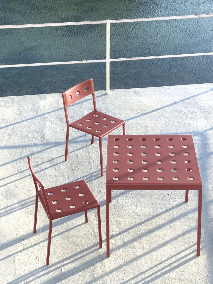 HAY Balcony tuintafel 76x75 cm iron red