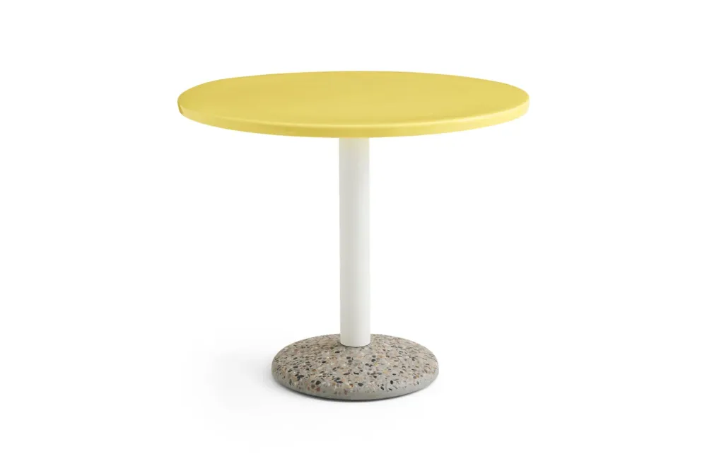 Hay Ceramic Table warm bright yellow - Muller van Severen Diameter