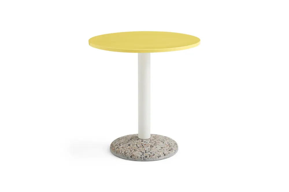 Hay Ceramic Table warm bright yellow - Muller van Severen Diameter