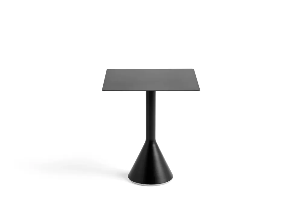HAY Palissade outdoor Cone Table - vierkant Anthracite