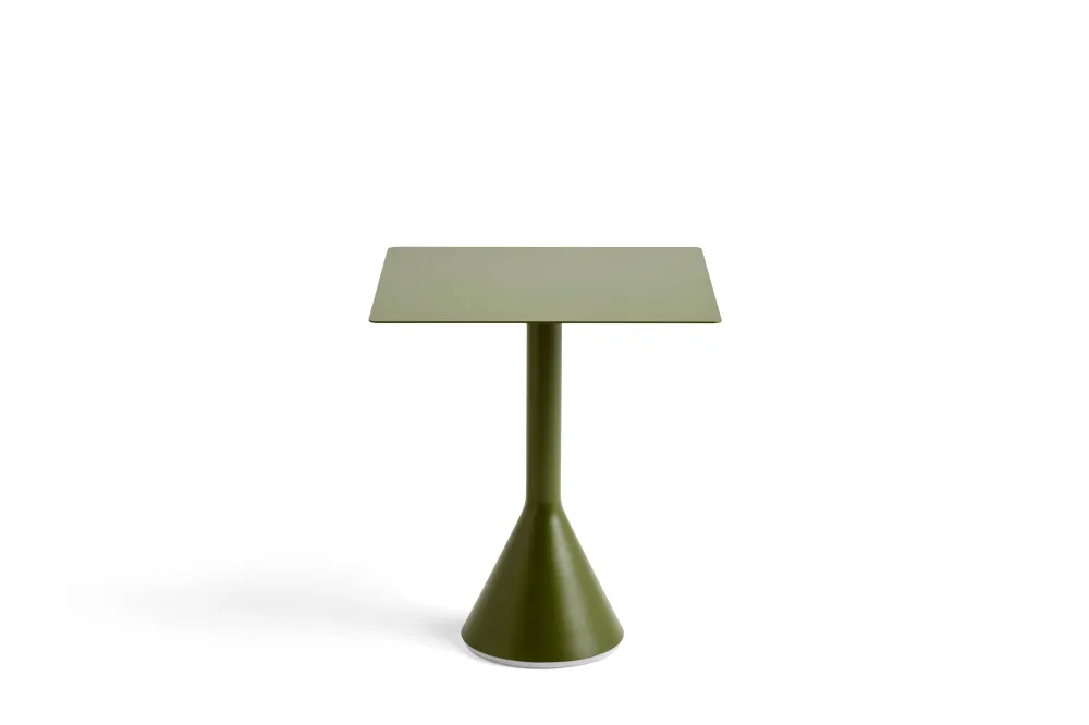 HAY Palissade outdoor Cone Table - vierkant Anthracite