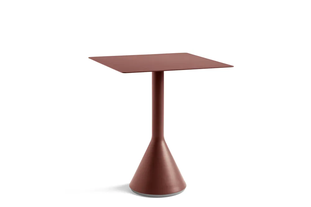 HAY Palissade outdoor Cone Table - vierkant Anthracite
