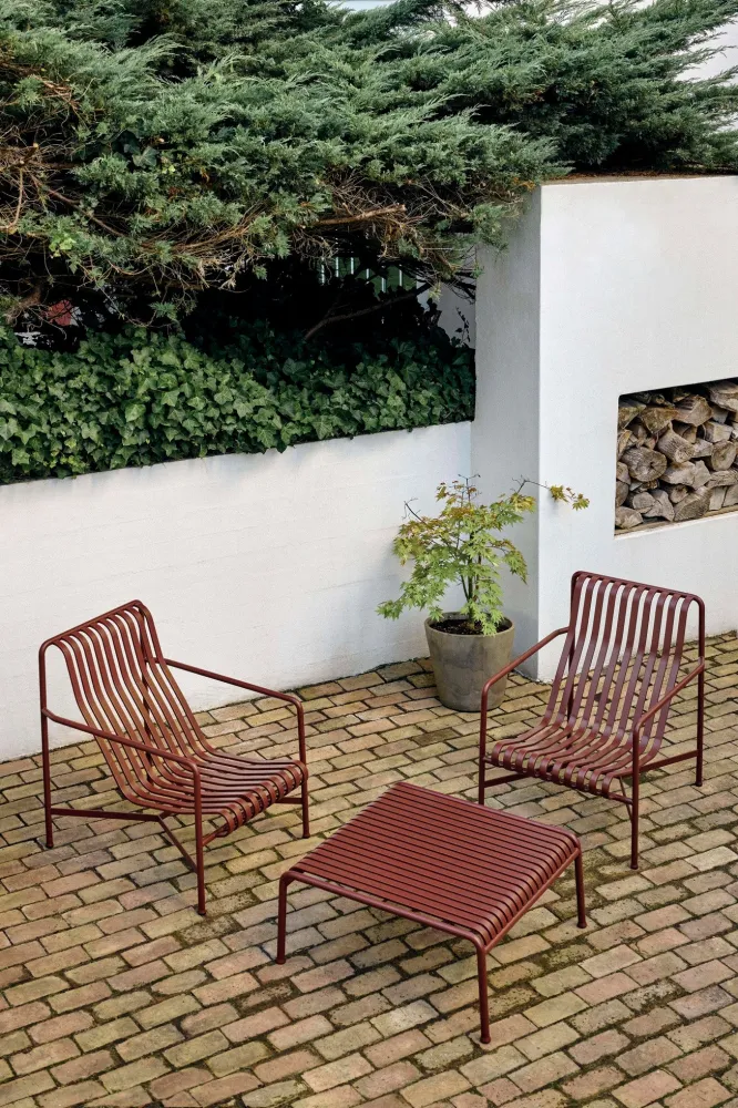 HAY Palissade outdoor Low Table Anthracite