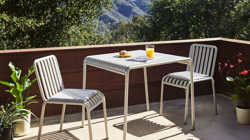 HAY Palissade tuintafel 90x82 sky grey