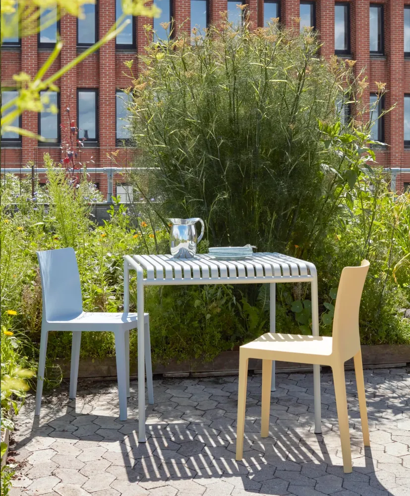 HAY Palissade tuintafel 90x82 sky grey