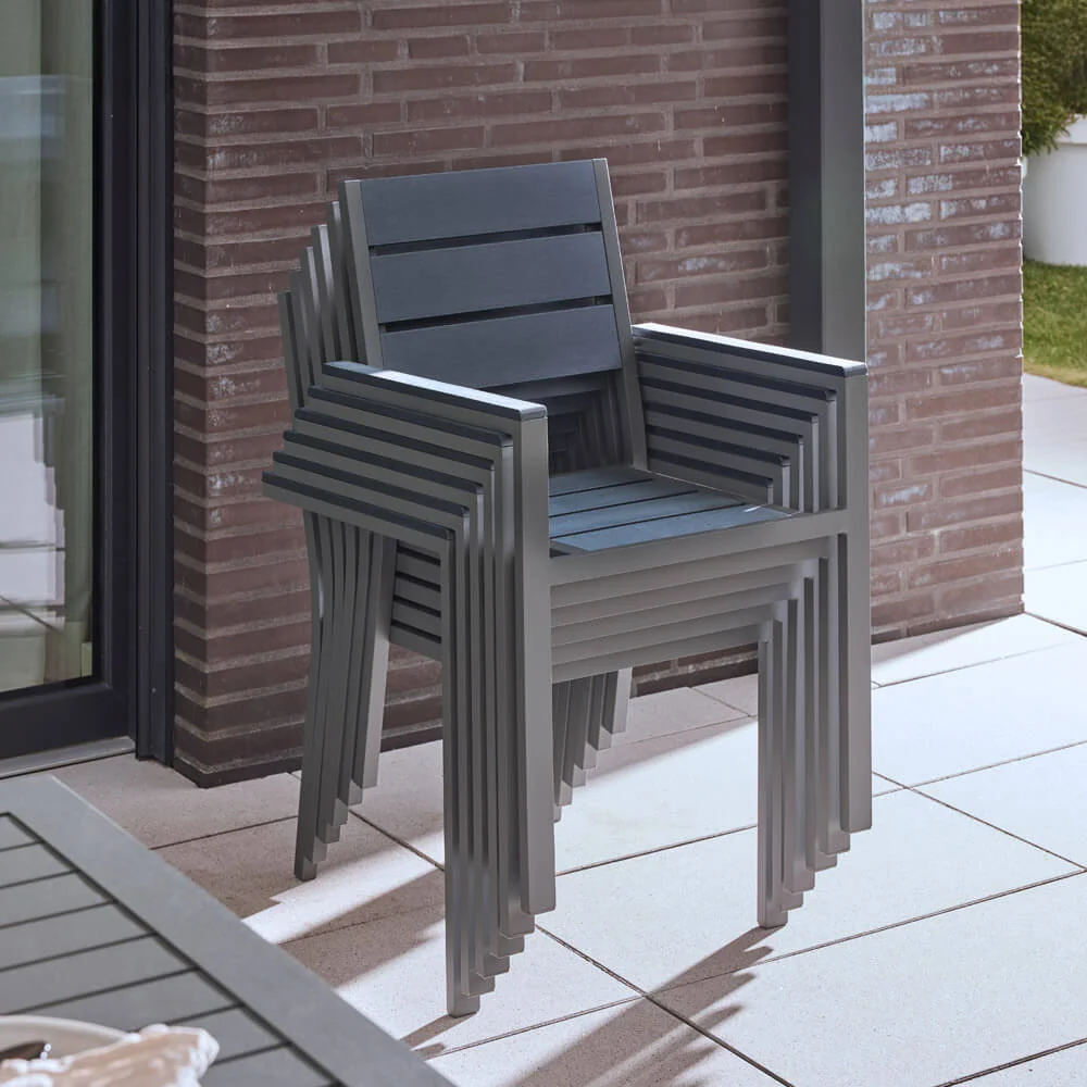 Home Deluxe Tuinstoel MADERA Aantal: 9