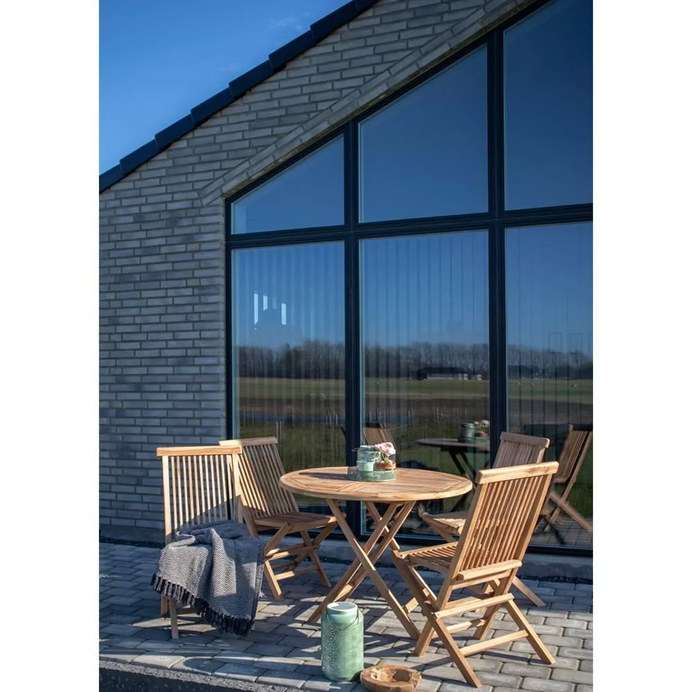 Tuintafel Oviedo Teakhout rond House Nordic