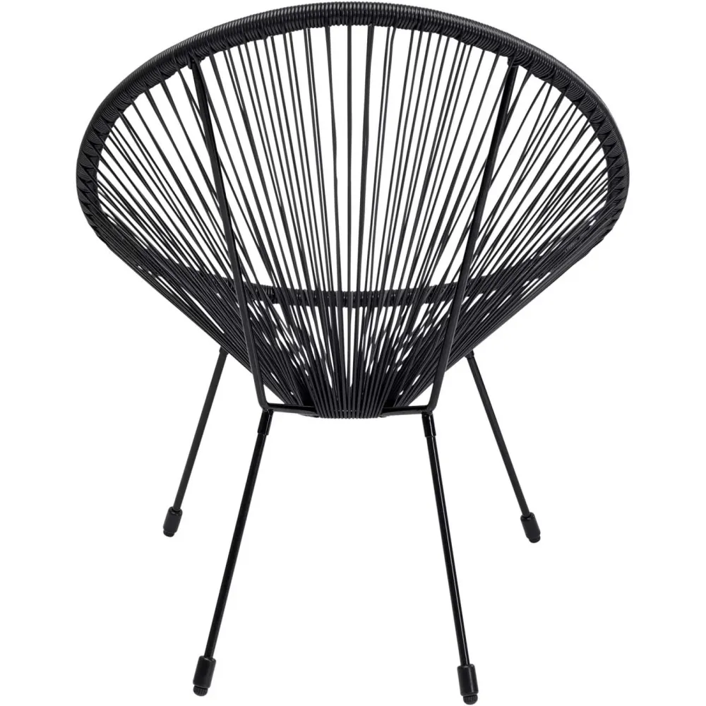 Kare Design Tuinfauteuil Acapulco Mono zwart