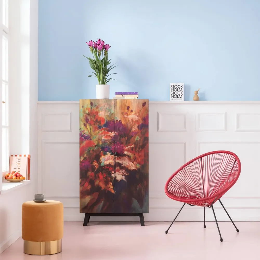 Kare Design Tuinfauteuil Acapulco rood