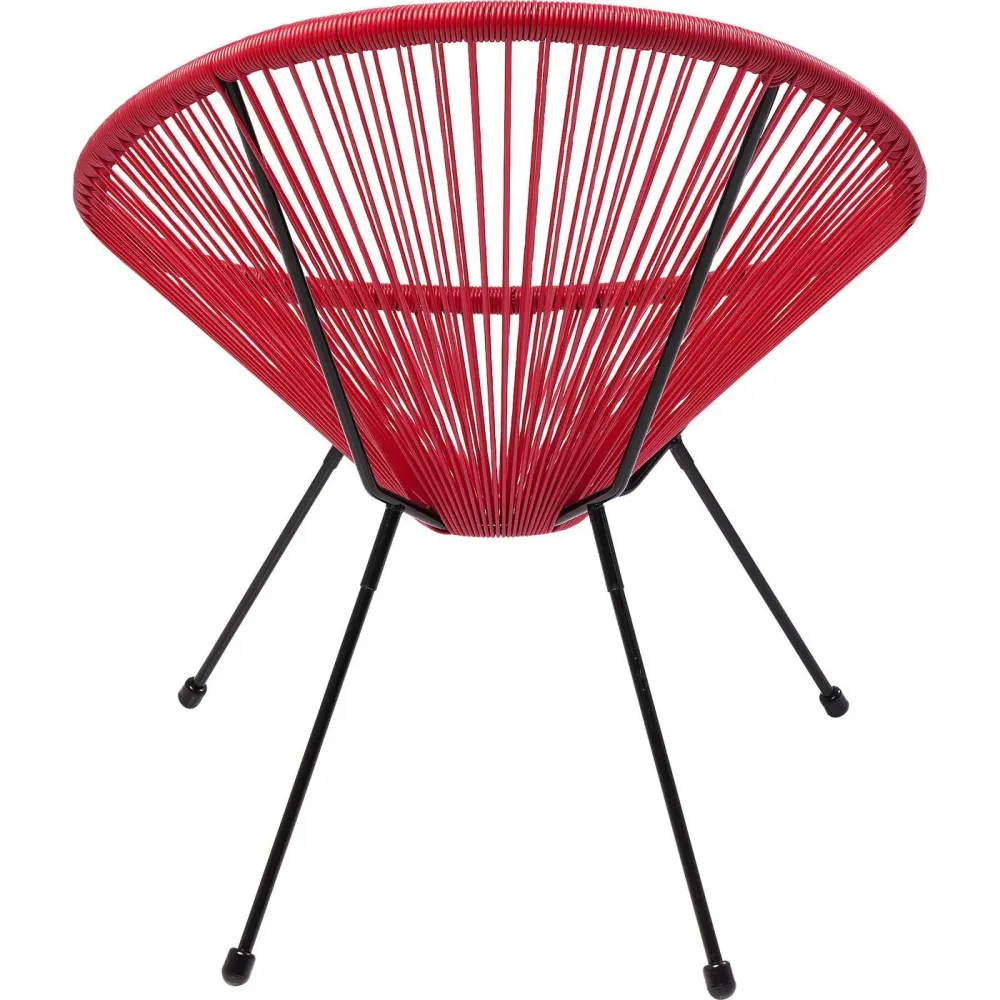 Kare Design Tuinfauteuil Acapulco rood