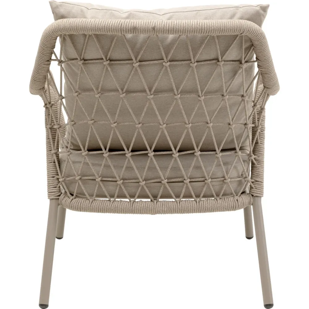Kare Design Tuinfauteuil Milos beige