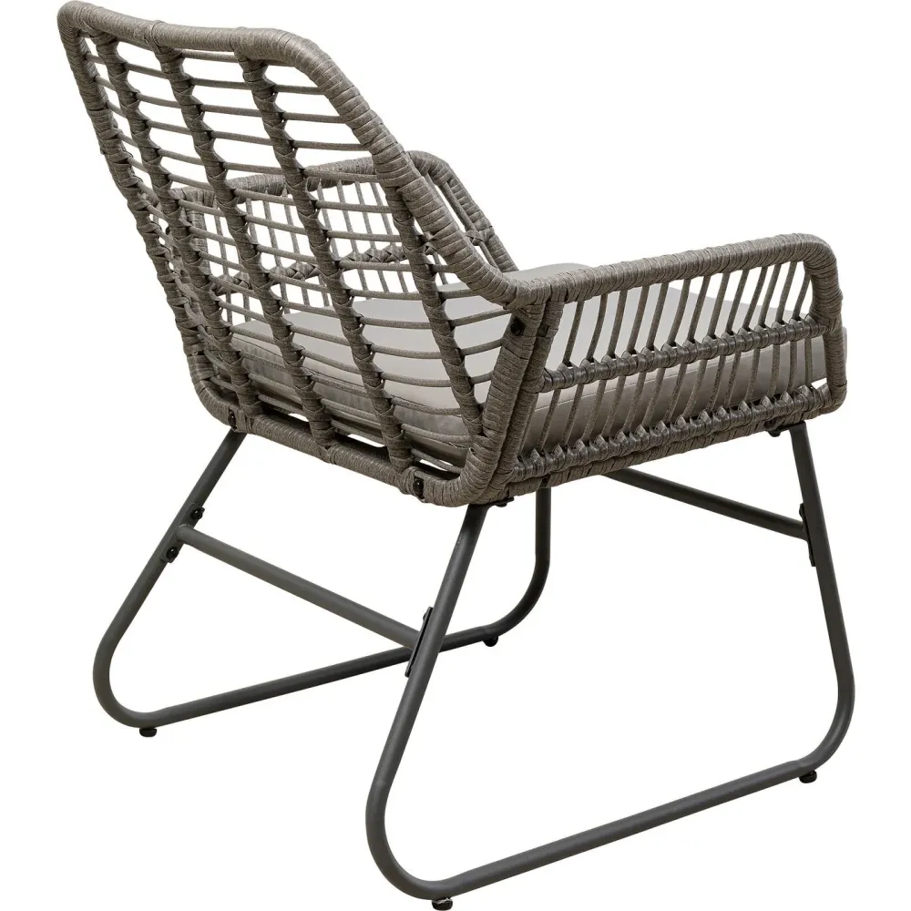 Kare Design Tuinmeubilair Hilo grijs 4-zits
