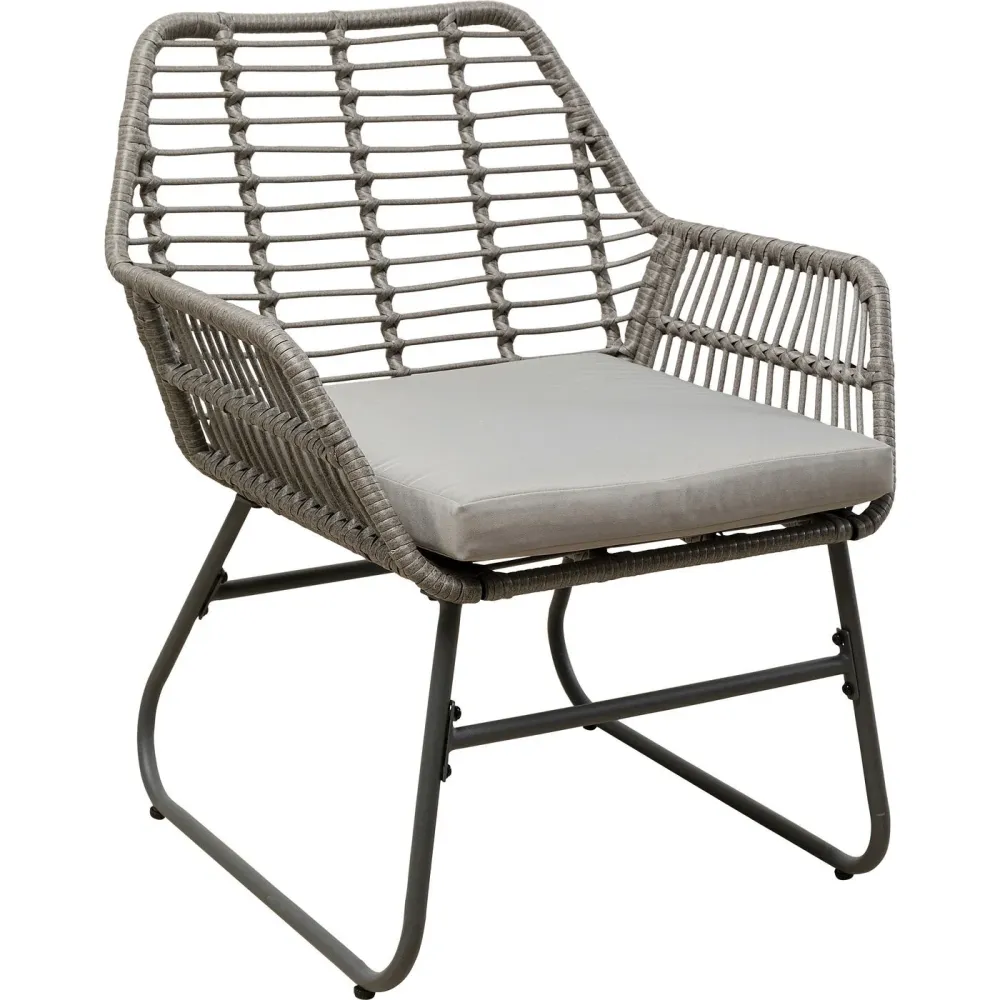 Kare Design Tuinmeubilair Hilo grijs 4-zits