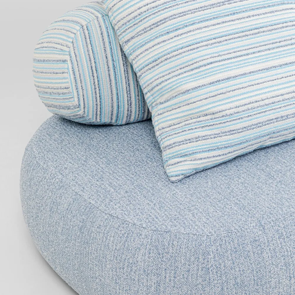 Kare Design Tuinsofa 3-Zits Marlin blauw