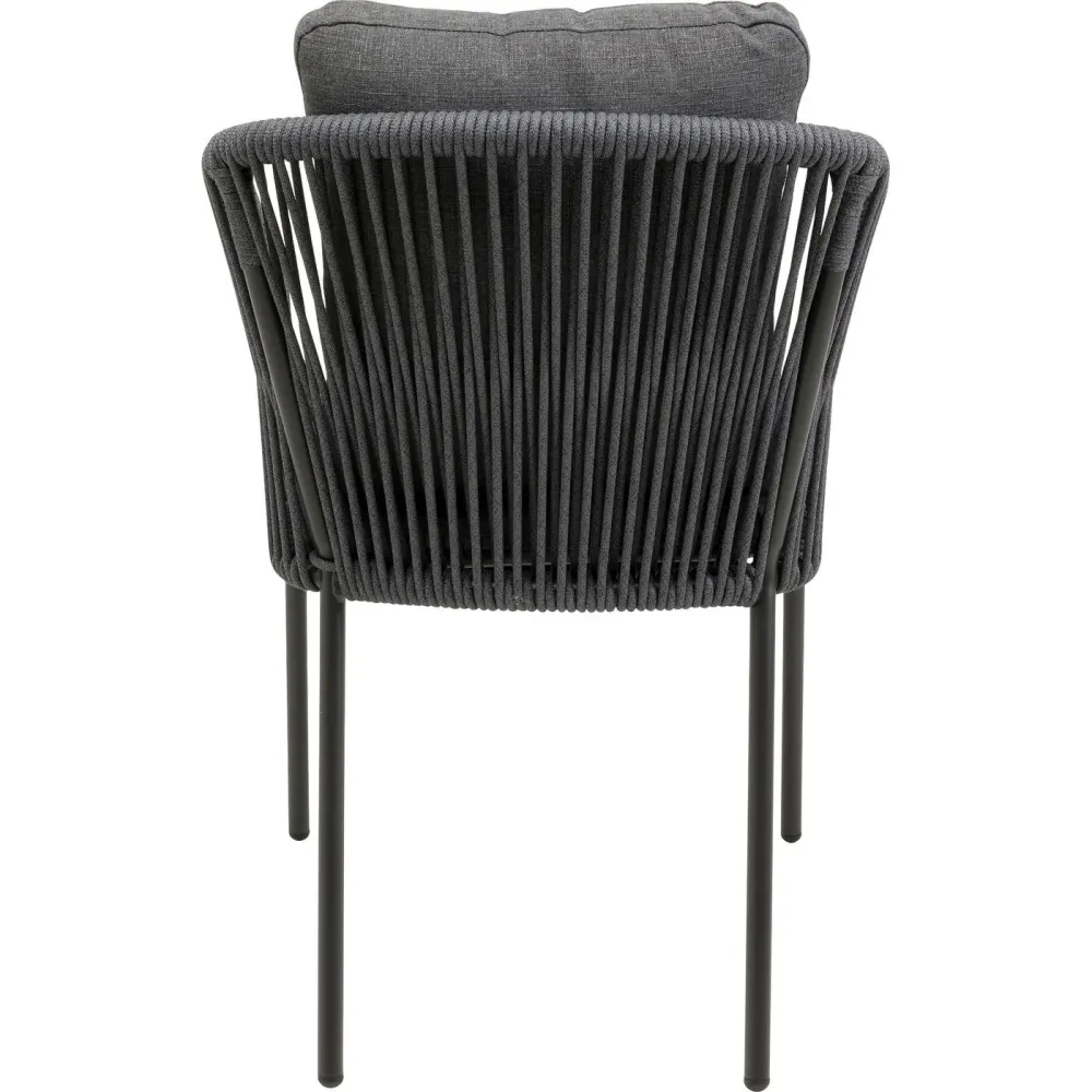 Kare Design Tuinstoel met armleuningen Cyprus grijs