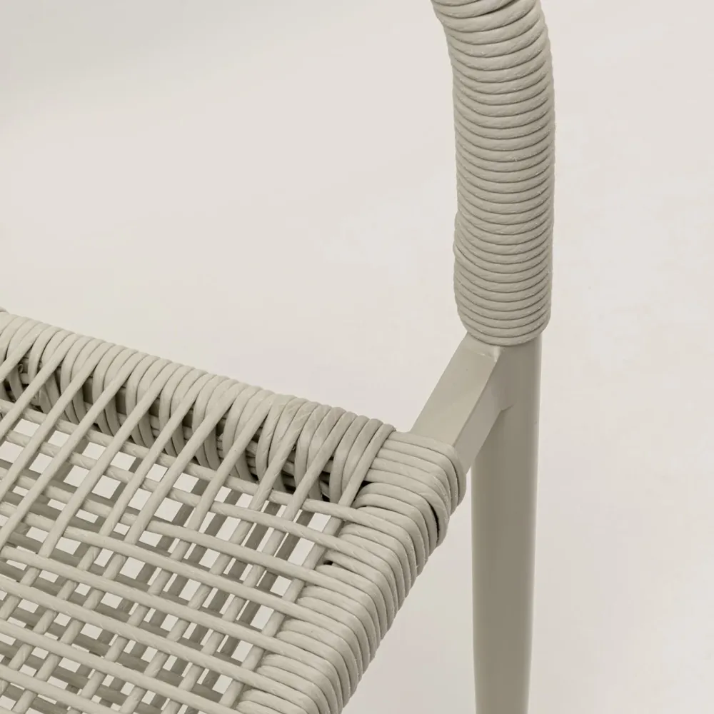 Kare Design Tuinstoel met armleuningen Palma beige