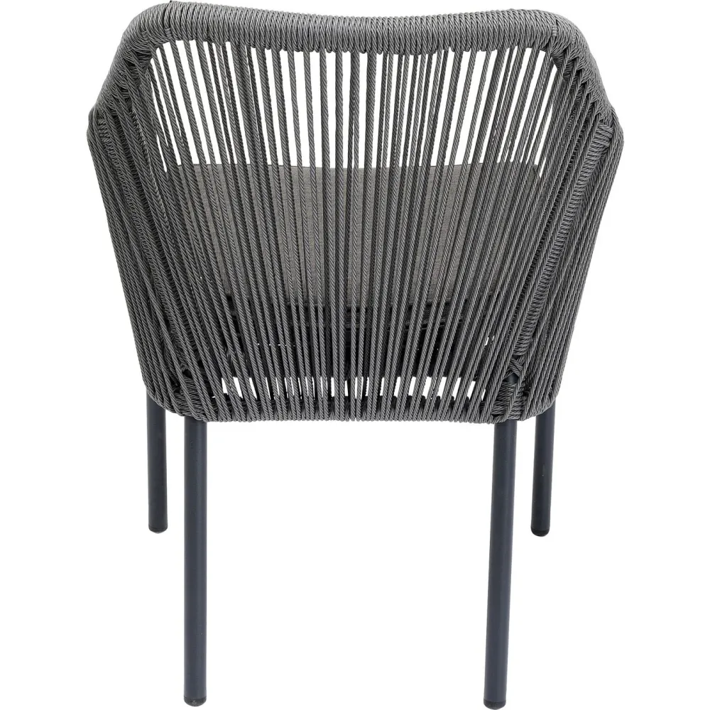 Kare Design Tuinstoel met armleuningen Wave grijs