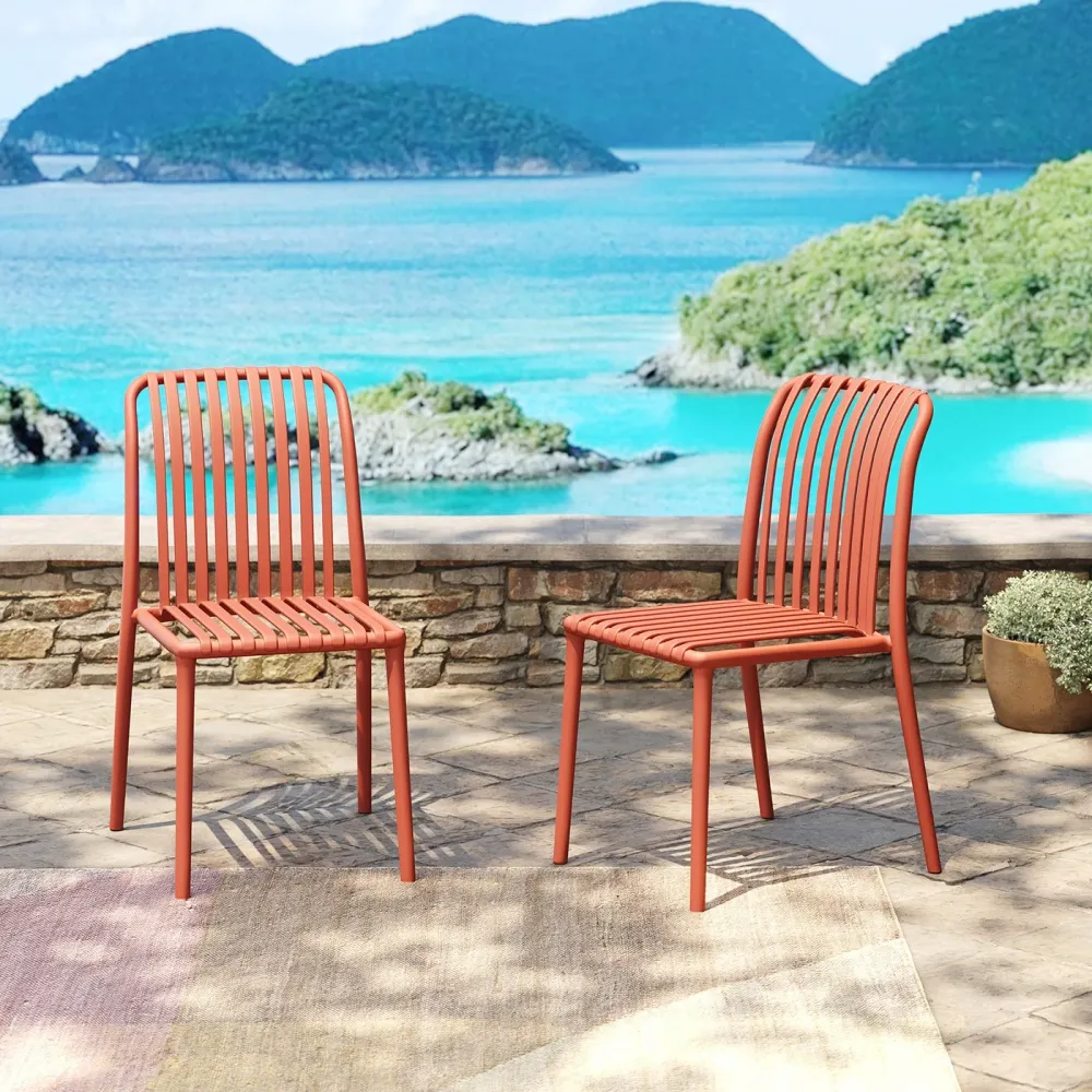 Kare Design Tuinstoel Porto Santo terracotta
