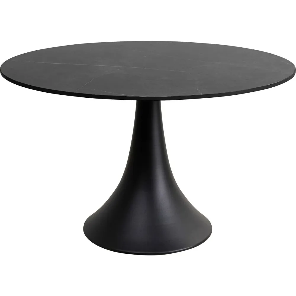 Kare Design Tuintafel Grande Possibilita zwart Ø110cm