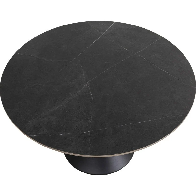 Kare Design Tuintafel Grande Possibilita zwart Ø110cm
