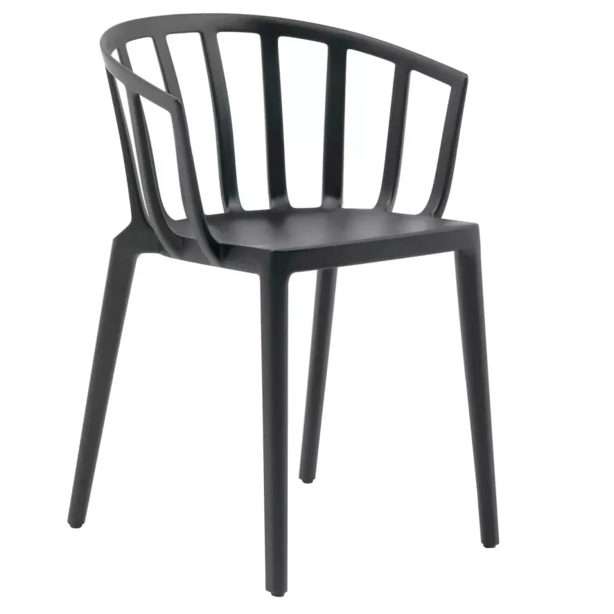 Kartell Venice Mat stoel Zwart