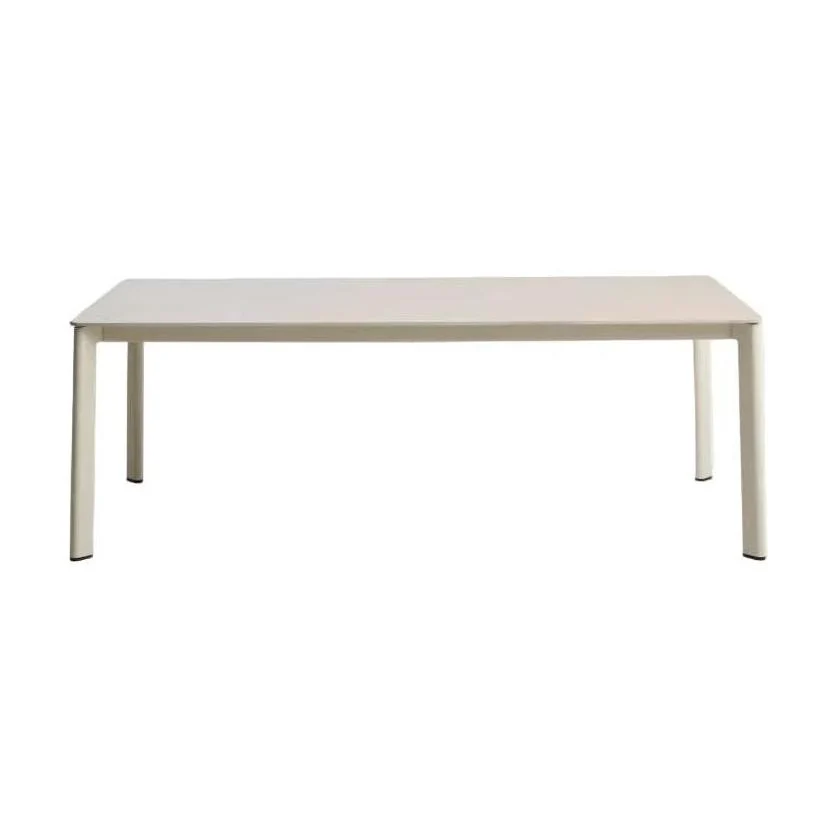 Kave Home Anafi tuintafel 220x100 cm Ecru