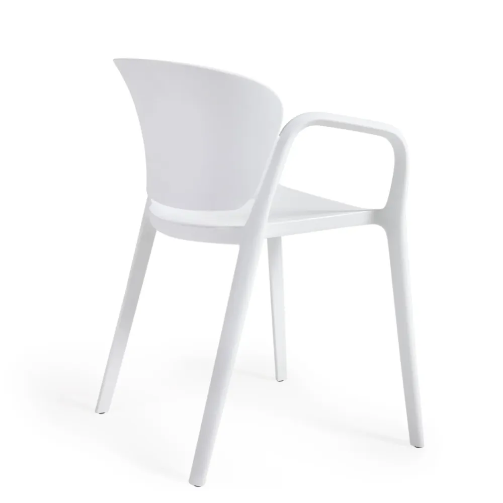 Kave Home Ania tuinstoel kunststof Wit